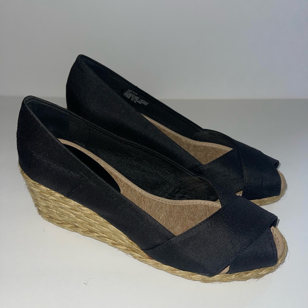 Size 7 Ralph Lauren Cecilia Blk Espadrile